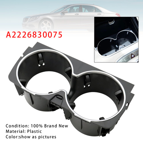 2014-2017 Mercedes Benz S-Class (W222) Center Console Cup Holder A2226830075 Generic