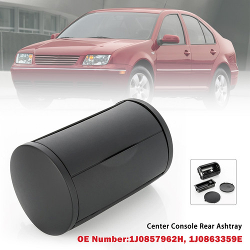 1999-2009 VW Bora Center Console Rear Ashtray Black 1J0857962H Generic