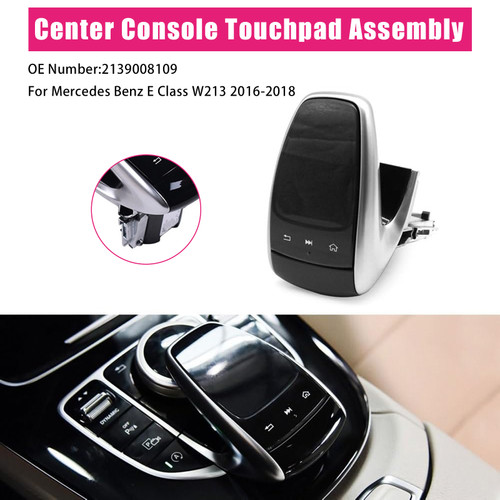 2016-2018 Mercedes Benz E Class W213 Controller Touch Pad Assembly 2139008109 Black Generic