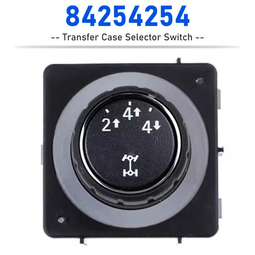 2015-2020 Chevrolet Silverado 3500 HD 4WD Transfer Case Selector Control Switch 84254254 Generic