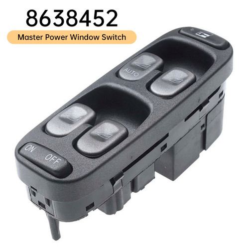 1998-2000 Volvo V70 Master Power Window Switch 8638452 Generic