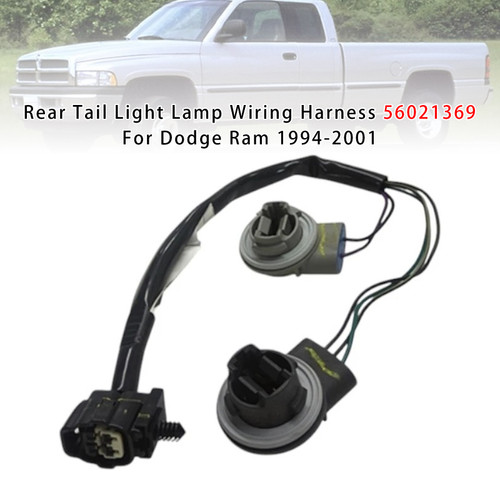 1994-2001 Dodge Ram Rear Tail Light Lamp Wiring Harness 56021369 Generic