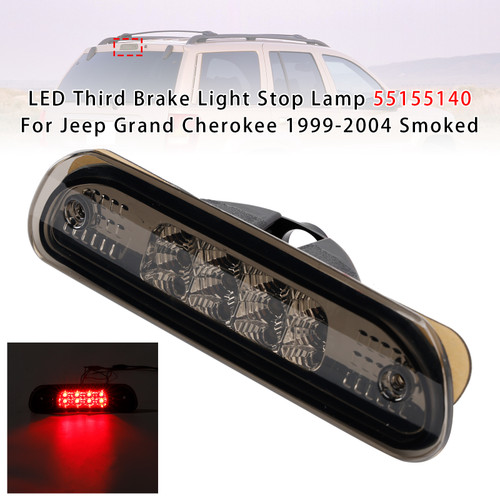 1999-2004 Jeep Grand Cherokee LED Third Brake Light Stop Lamp 55155140 Smoke Generic