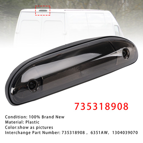 2002-2006 CITROEN JUMPER (244) LED Third Brake Light Stop Lamp 735318908 Smoke Generic