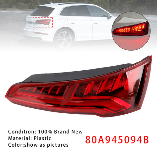 2017-2020 Audi Q5 MK2 PRE-FACELIFT LED 5 PIN Right Rear Tail Light Lamp LED 80A945094B Generic