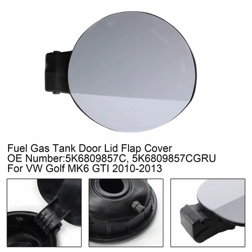 2010-2013 VW Golf MK6 GTI Fuel Gas Tank Filler Door Lid Cover 5K6809857C Generic