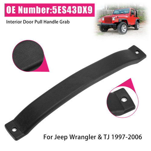 1997-2006 Jeep TJ Wrangler 1x Interior Door Pull Handle Grab 5ES43DX9 Generic