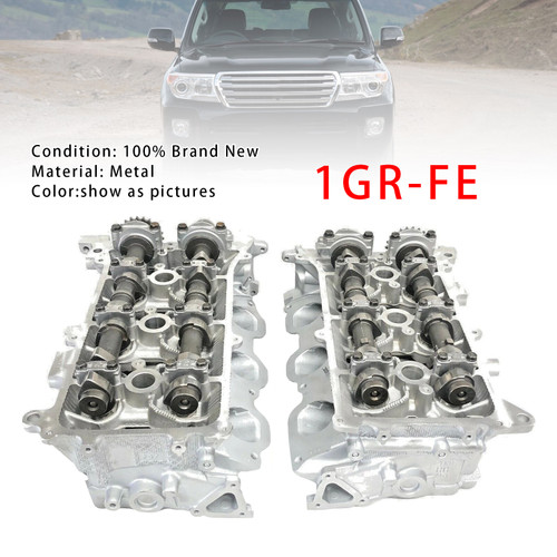 2012-2015 2PCS Cylinder Head 1GR-FE With Secondary Air Injection Generic