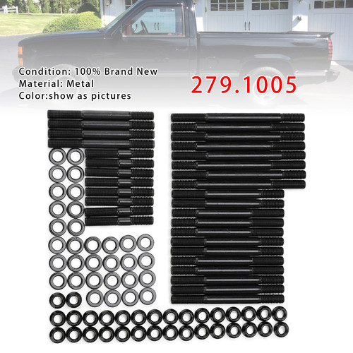 12Point Head Stud Kit Suits PCE Heads 8 Long Studs PCE279.1005 For Chevy BBC 454