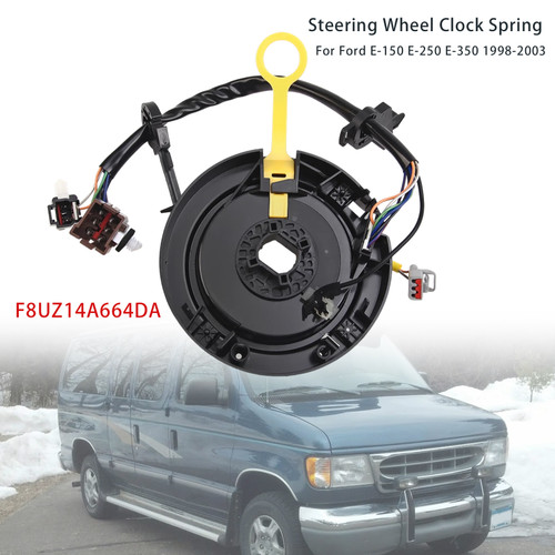 1998-1999 Ford Econoline Super Duty Steering Wheel Clock Spring F8UZ14A664DA Generic