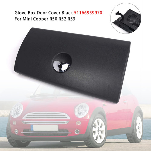 2001-2008 Mini Cooper R50 R52 R53 Glove Box Door Cover Black 51166959970 Generic
