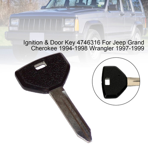 1994-1999 JEEP CHEROKEE Ignition & Door Key 4746316 Generic