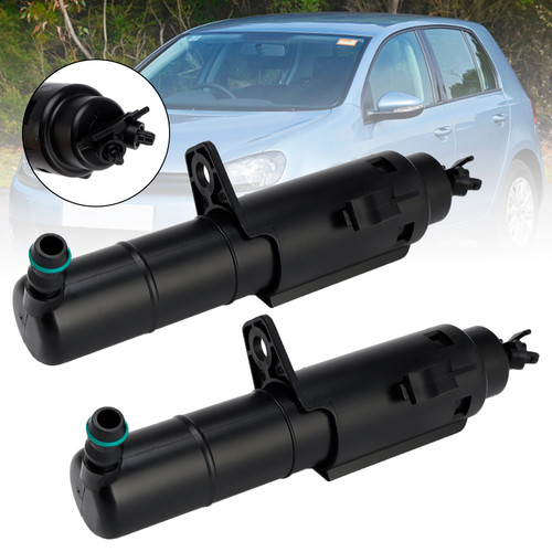 2009-2015 VW GOLF EOS Jetta Transporter 1 Pair Front Headlight Spray Washer Nozzle 5K0955978A Generic