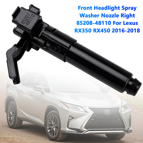 2016-2018 Lexus RX350 RX450 Front Headlight Spray Washer Nozzle Right 85207-48110 Nozzle Generic