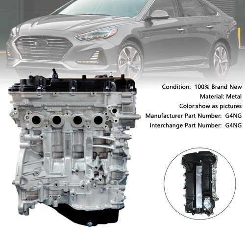 2016-2019 Hyundai Sonata Hybrid 2.0L G4NG Engine Short Block 2D312-2EU02-A Generic