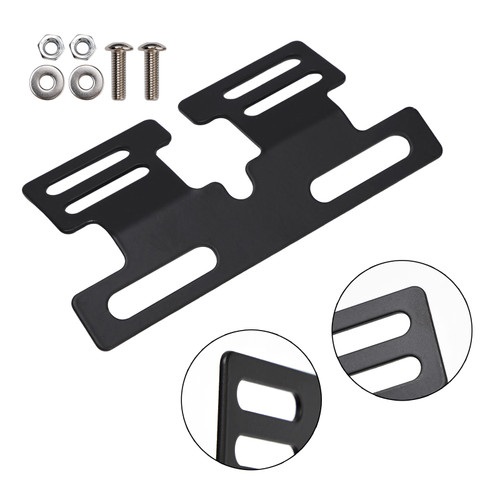 Universal Motorcycle Rear License Plate Holder Support Bracket Mount