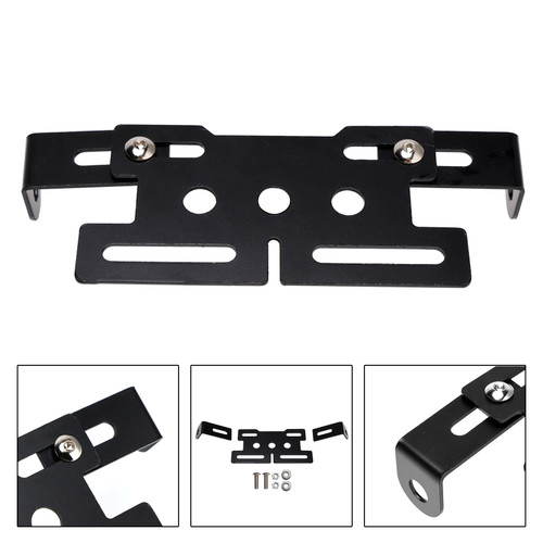Motorcycle Taillight Mount Support License Plate Holder Light Bracket