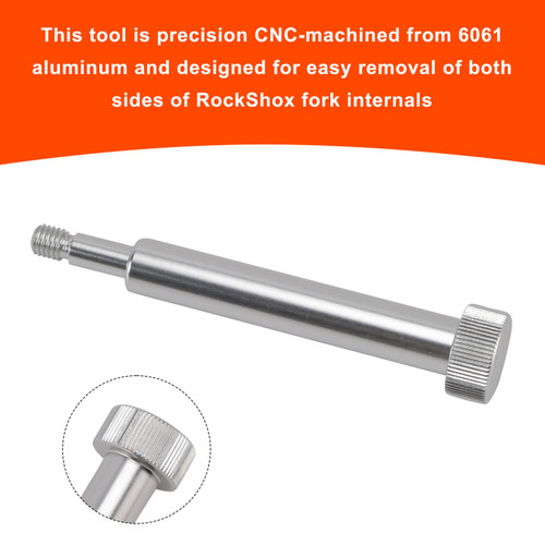 Fork Lower Leg Removal Tool-Threaded punch to remove spring/damper side For Rockshox