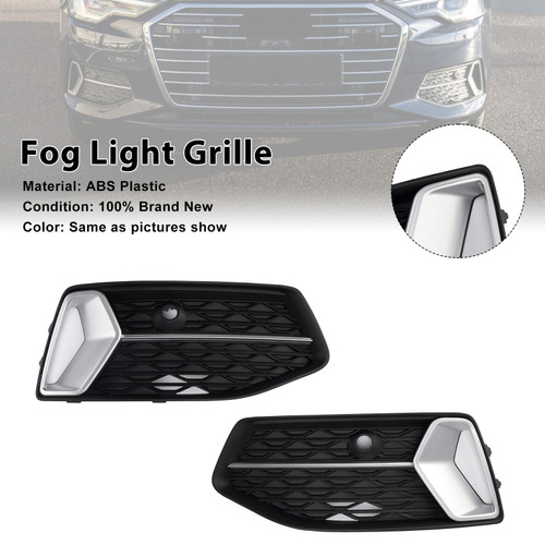 2019-2023 Audi A6 C8 2PCS Front Bumper Grille Generic