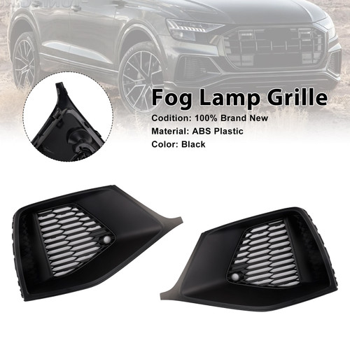 2018-2023 Audi Q8 S-LINE /SQ8 2PCS Front Bumper Grill Trim 4M8807682A Generic