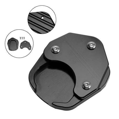 Kickstand Enlarge Plate Pad fit for Tiger Sport 660 2022-2025 Black