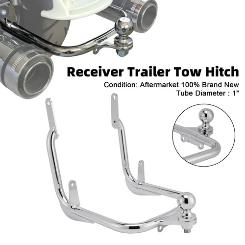2009-2023 Harley Receiver Trailer Tow Hitch Sliver Generic