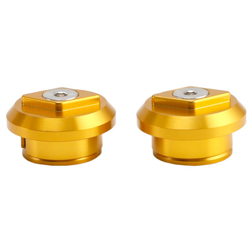 2024-2025 Kawasaki Z EX 500 Ninja Aluminum Frame Plugs Left and Right Gold Generic