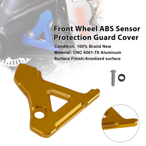 2023-2025 BMW R1300GS ADV Front Wheel ABS Sensor Protection Guard Cover Col Generic