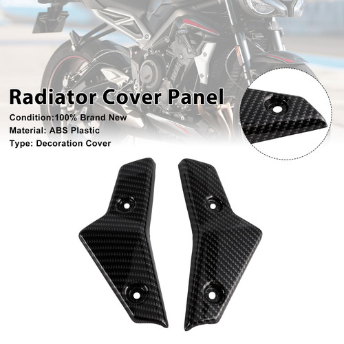 2020-2022 Triumph Street Triple 765 R/RS Radiator Cover Panel Carbon Generic