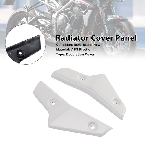 2020-2022 Triumph Street Triple 765 R/RS Radiator Cover Panel White Generic