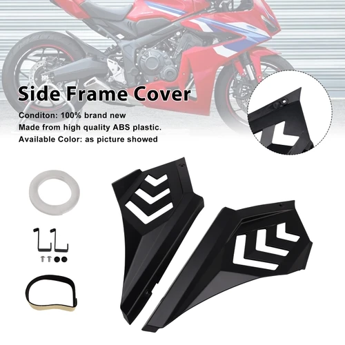 2024-2026 Honda CBR650R Side Frame Panel Protector Fairings Black Cover