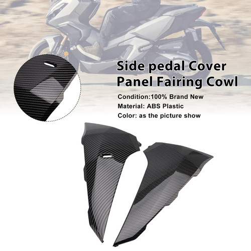 2022-2025 Honda ADV 350 Side pedal Cover Panel Fairing Cowl Carbon Generic