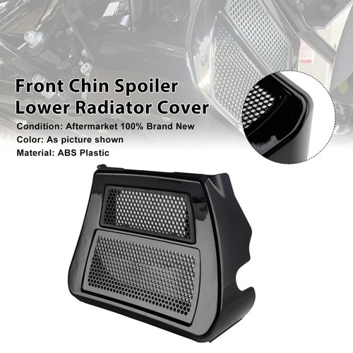 2023-2025 Harley CVO Road Glide Front Chin Spoiler Lower Radiator Cover Black Generic