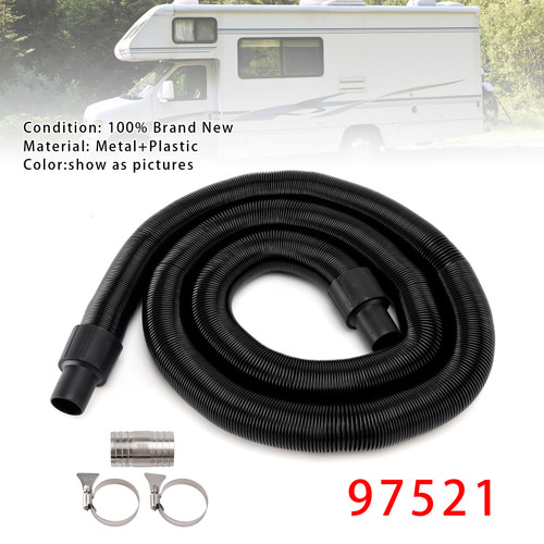 97521 RV Macerator Hose Sewer Kit For Thetford Sani-Con Turbo 400S 500S 600S 700S,1-1/2inch 22FT
