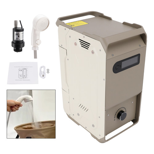 Portable Water Heater For RV Camping 7800mAh 3.3h Rechargeable Battery Outdoor Camping Cleaning