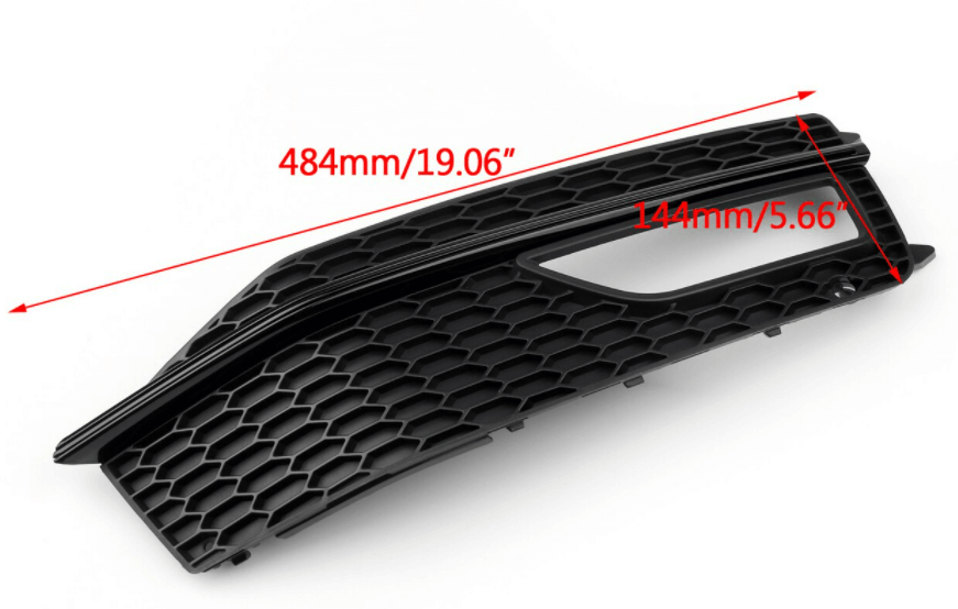 Right Bumper Fog Light Lamp Cover Grille Grill For AUDI A4 S-line S4 (2013-2015)