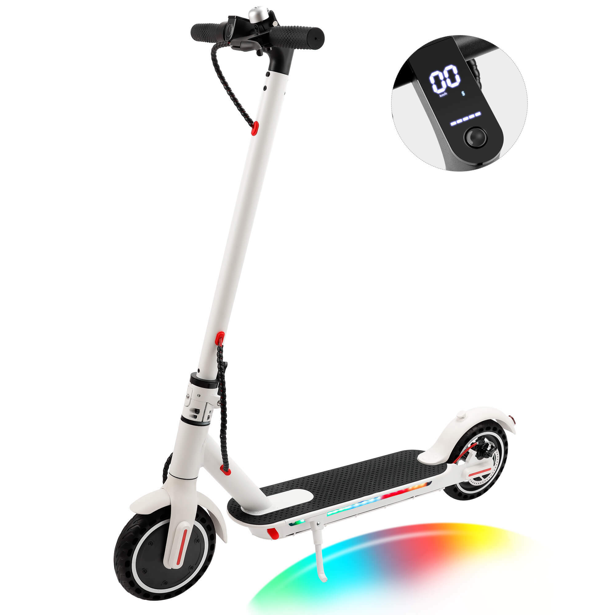 8.5" Folding Electric Scooter 350W 35KM Maximum battery life Range 30KM/H