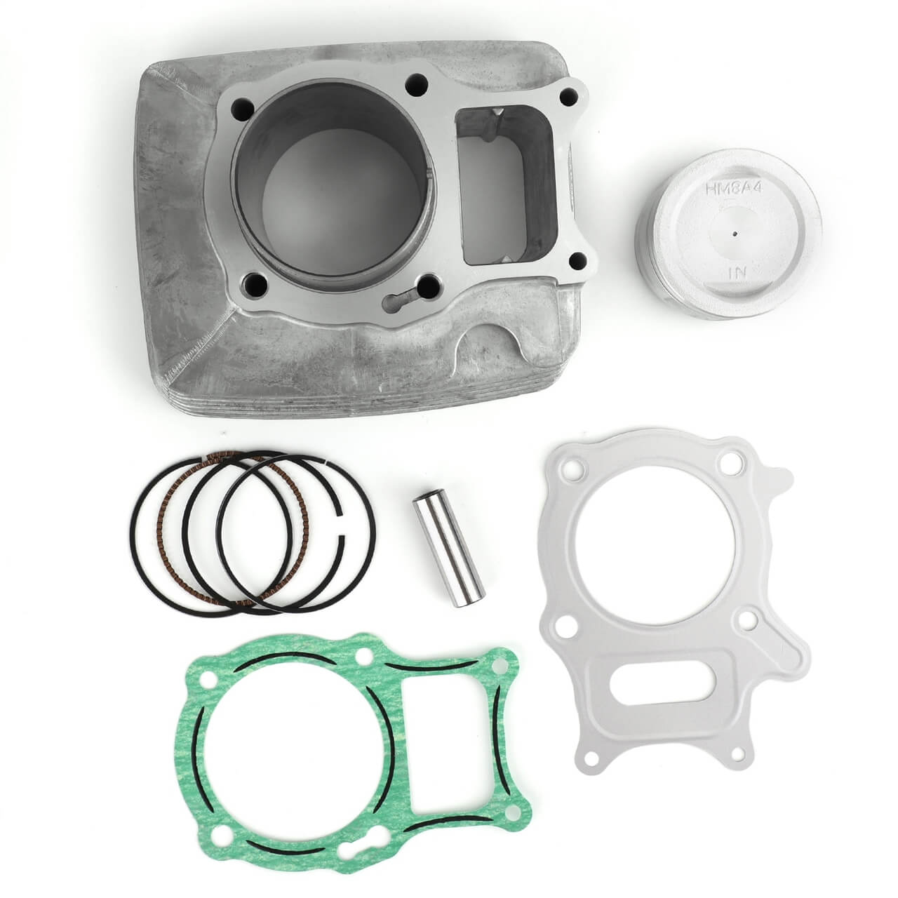 Cylinder Piston Ring Gasket Top End Rebuild Kit Fit for Honda TRX250EX Sportrax 229cc 01-08 TRX250X 229cc 09-20 TRX250/TE/TM Recon 229cc 97-20