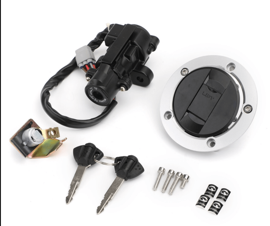 Ignition Switch Fuel Gas Cap Seat Lock Key Kit For Suzuki GSXR600 GSXR750 06-18 GSXR1000 05-18 DL650 V-Strom 12-16 DL1000 V-Strom 14-16