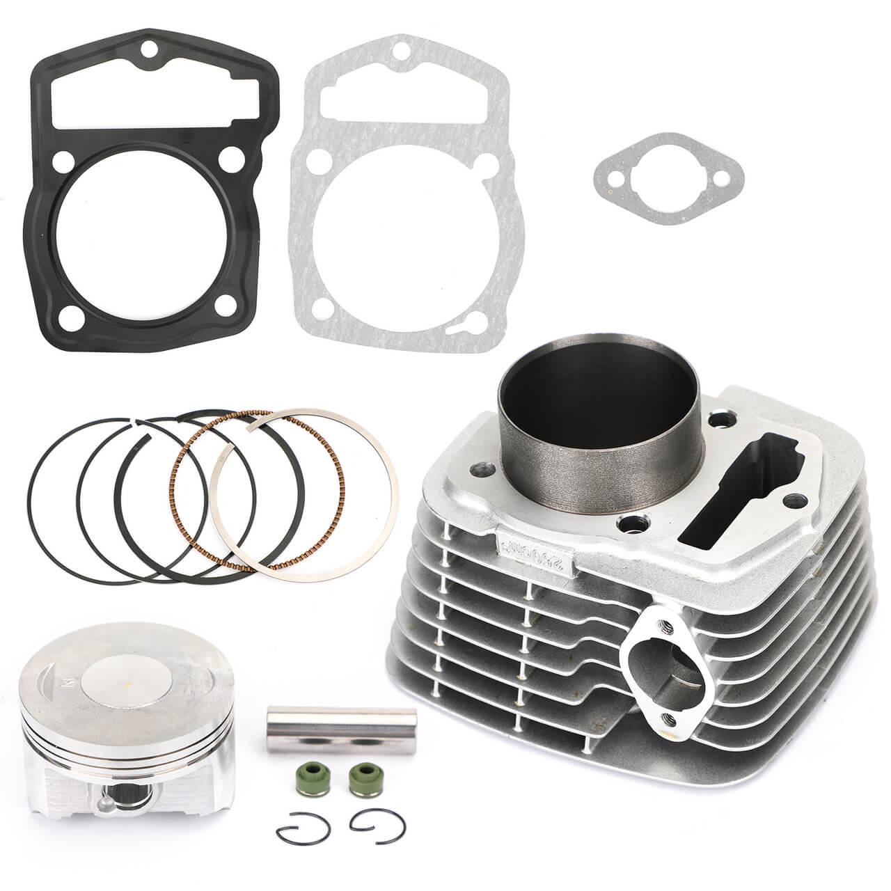 Cylinder Piston Gaskets Kit 65.5mm Upgrade Fit For Honda SL230 97-08 CRF230M 2009 ATC200X 1983-1987