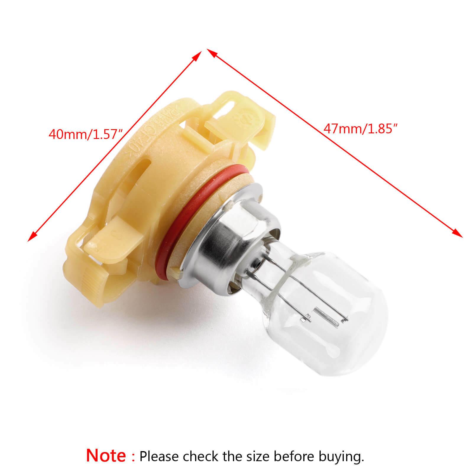 Philips PSX24W x 1 Bulb Standard Foglight Beam 12276 Genuine Fog Lamp For Car