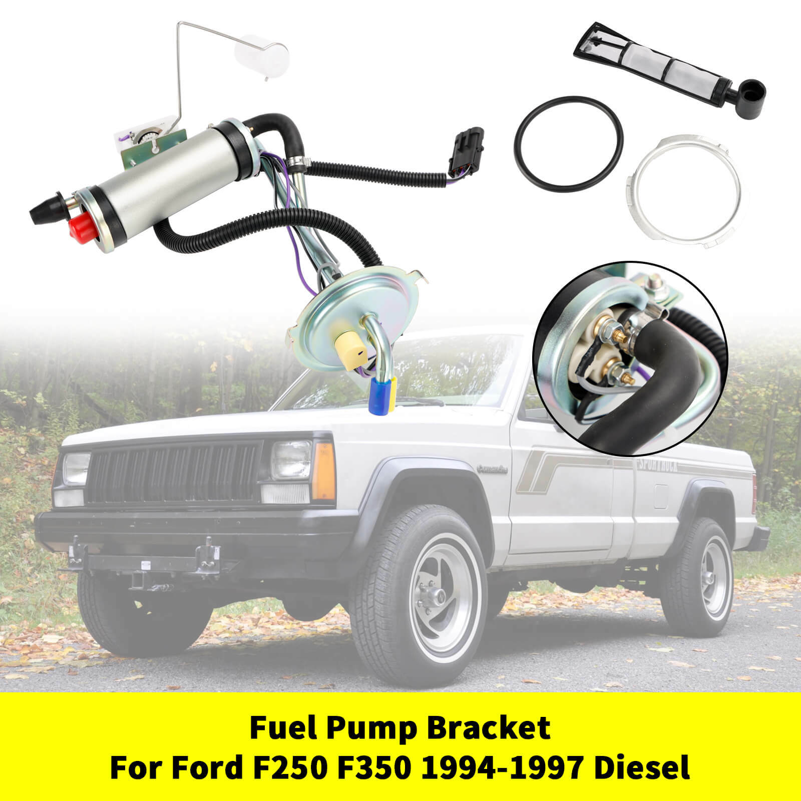 Gas Tank Sending Unit w/ F.I. w/ the Fuel Pump Fit Jeep Comanche MJ 1987-1990