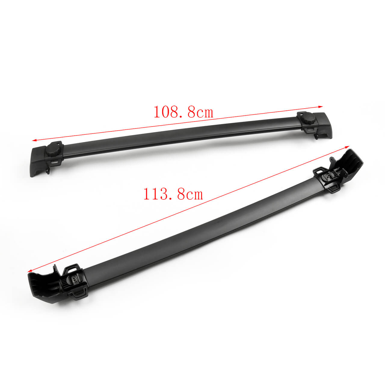 4 Door Roof Rack Cross Bars Rail Luggage Carrier For Jeep Compass (2011-2016) Black