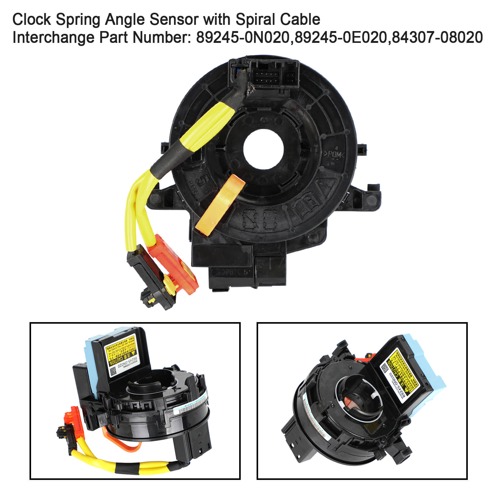 Clock Spring Angle Sensor With Cable 89245-0N020 For Toyota Sienna 2011-2014