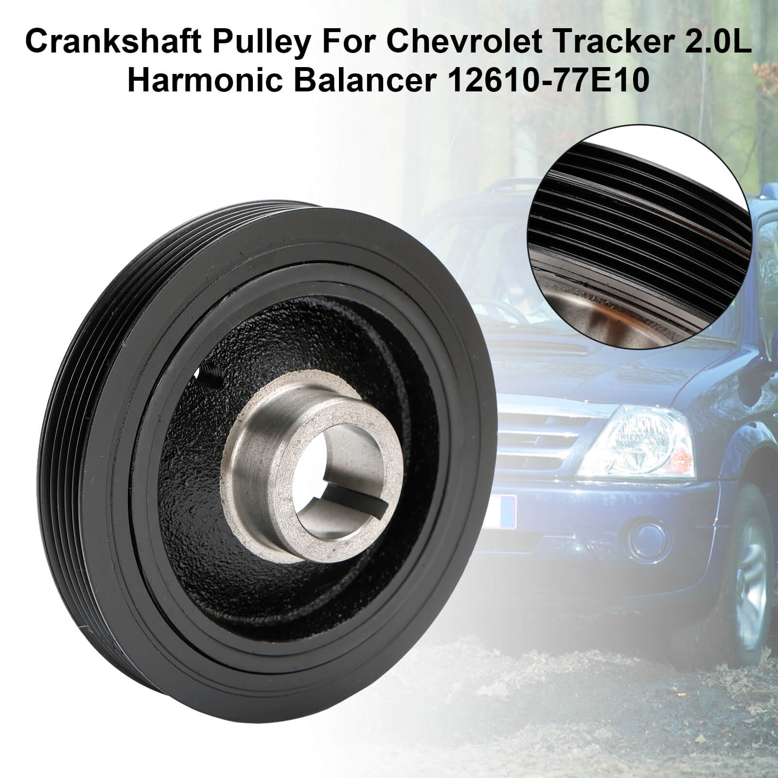 1999-2004 Chevrolet Tracker 2.0L 4cyl Crankshaft Pulley