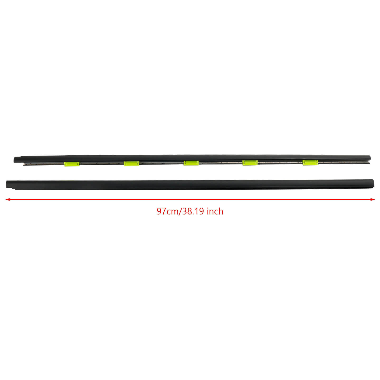 Left+Right Door Window Weather Molding 72410-S03-003茂录?2450-S03-003 For HONDA CIVIC EK 1996-2000
