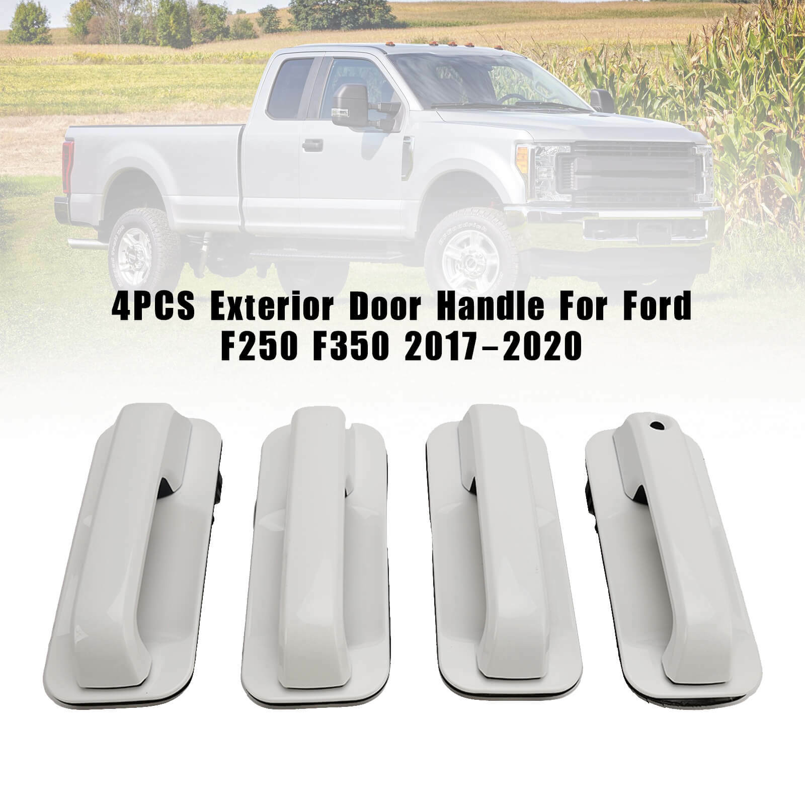 FL3Z1522405AA 2017-2020 Ford Super Duty F250 F350 4PCS Exterior Door Handle