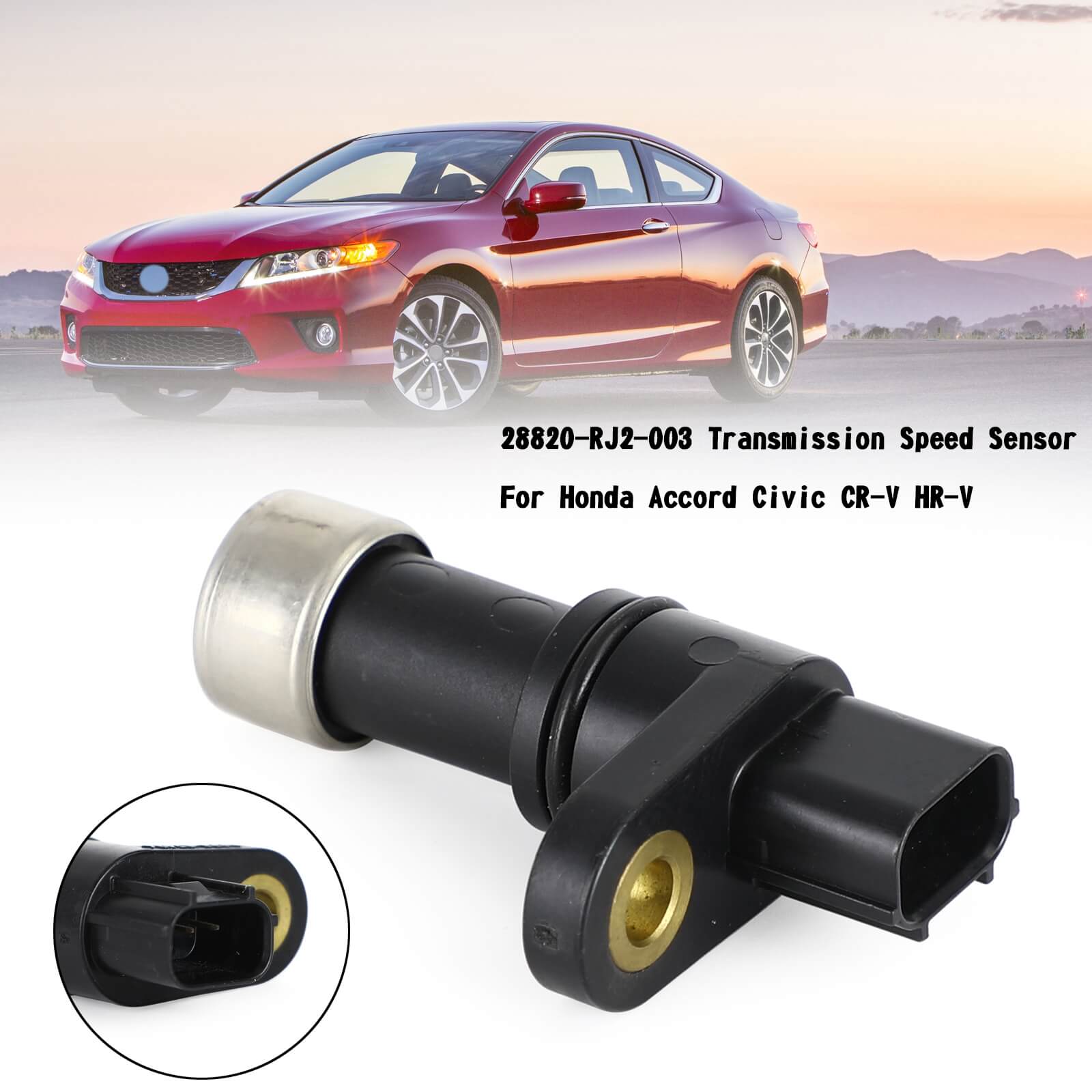 28820-RJ2-003 Transmission Speed Sensor Fit for Honda Accord Civic CR-V Fit HR-V 16-19