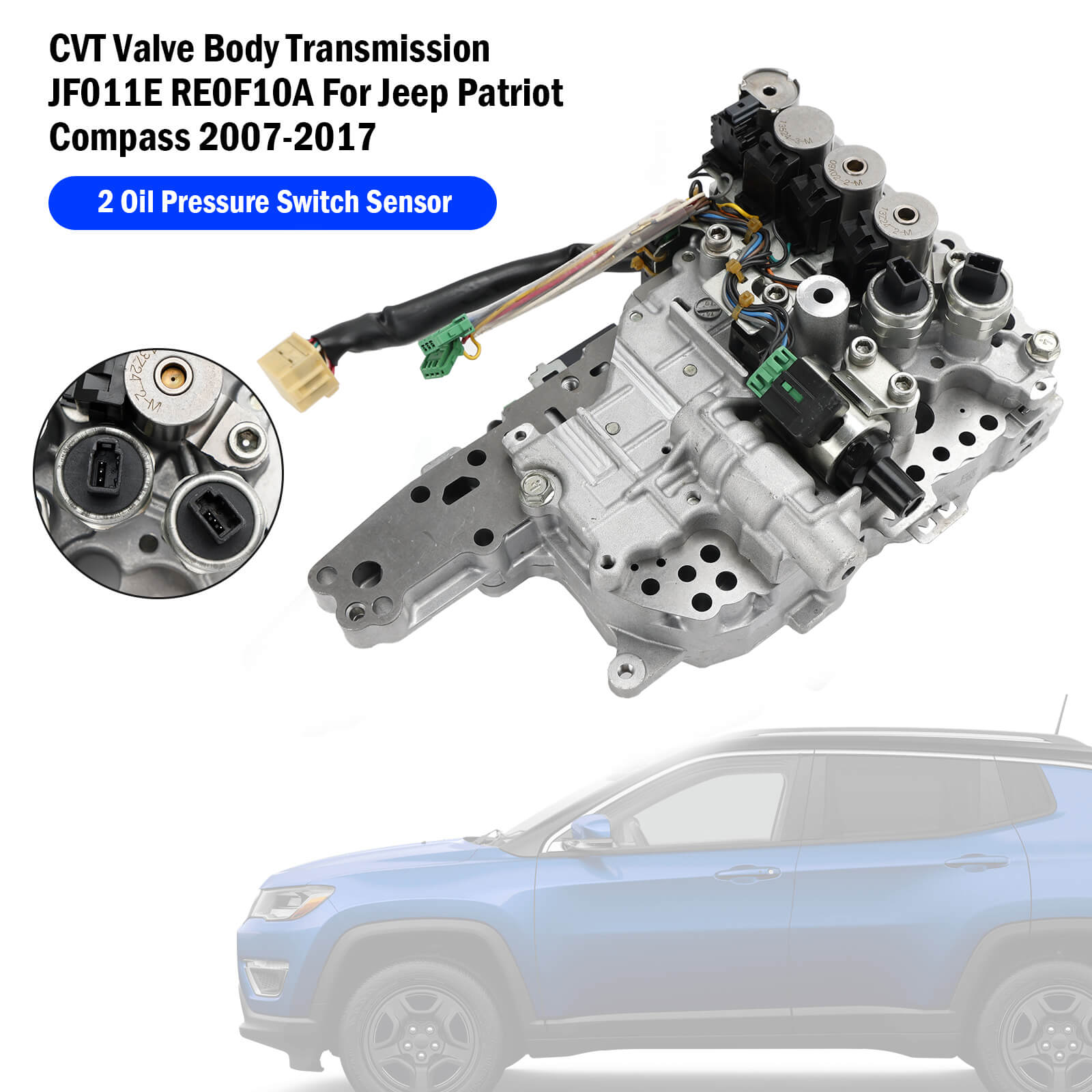 CVT Valve Body Transmission JF011E RE0F10A For Jeep Patriot Compass 2007-2017