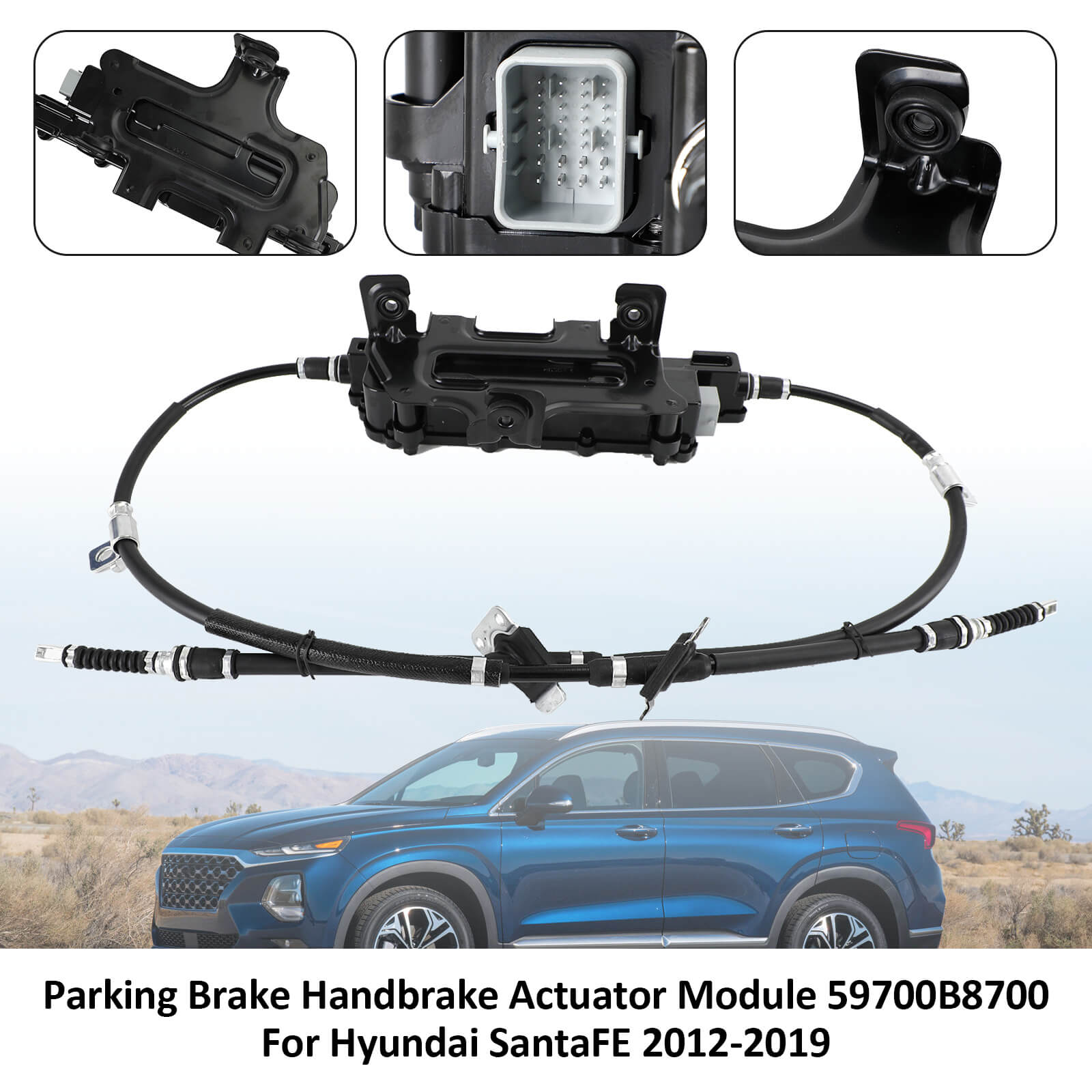 12-19 Hyundai SantaFE Parking Brake Handbrake Actuator Module 59700B8700 